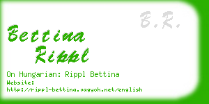 bettina rippl business card